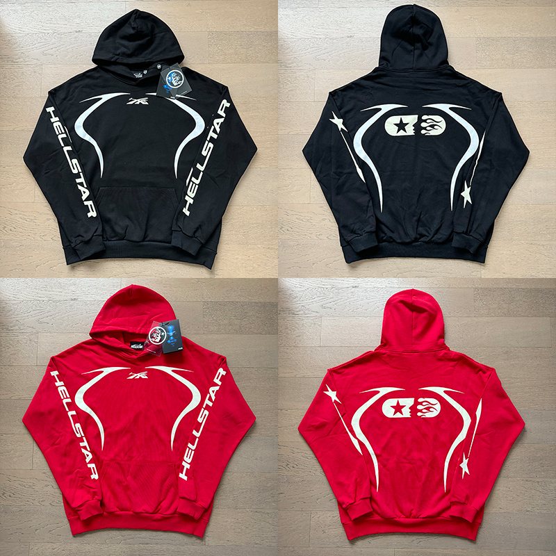 Hellstar Star & Flame Graphic Hoodie — comparison