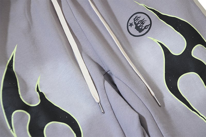 Hellstar Washed Graphic Sweatpants — detail