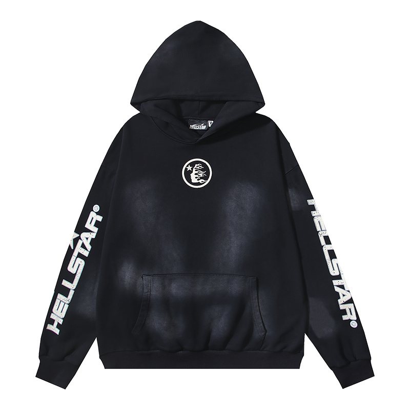 Hellstar Washed Graphic Hoodie — front