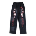 Helistar Flame Graphic Washed Sweatpants — hero