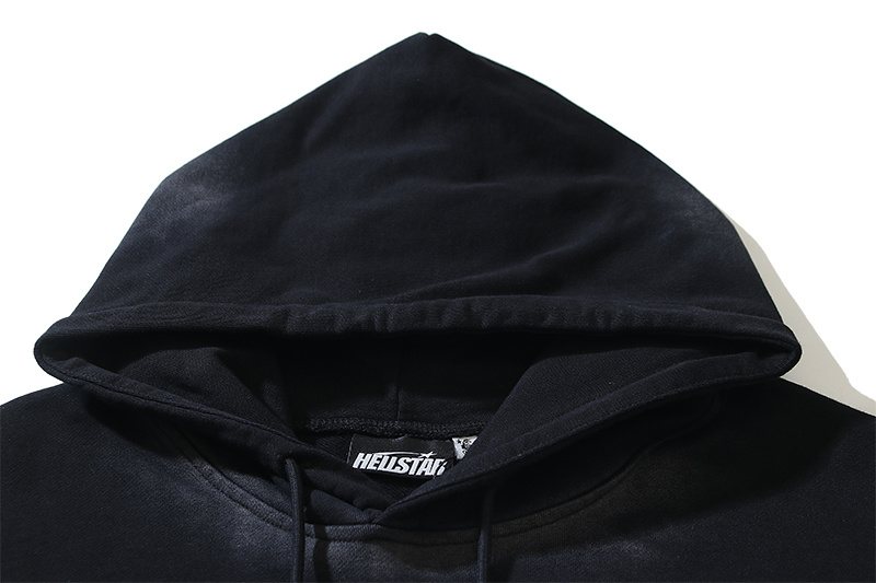 Hellstar Beat Us Washed Graphic Hoodie — detail