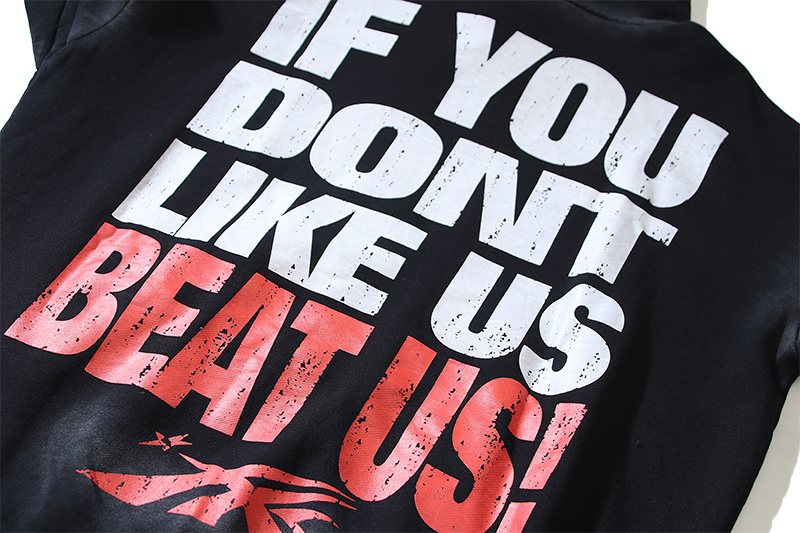 Hellstar Beat Us Washed Graphic Hoodie — detail