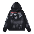Hellstar Washed Black Graphic Hoodie — hero