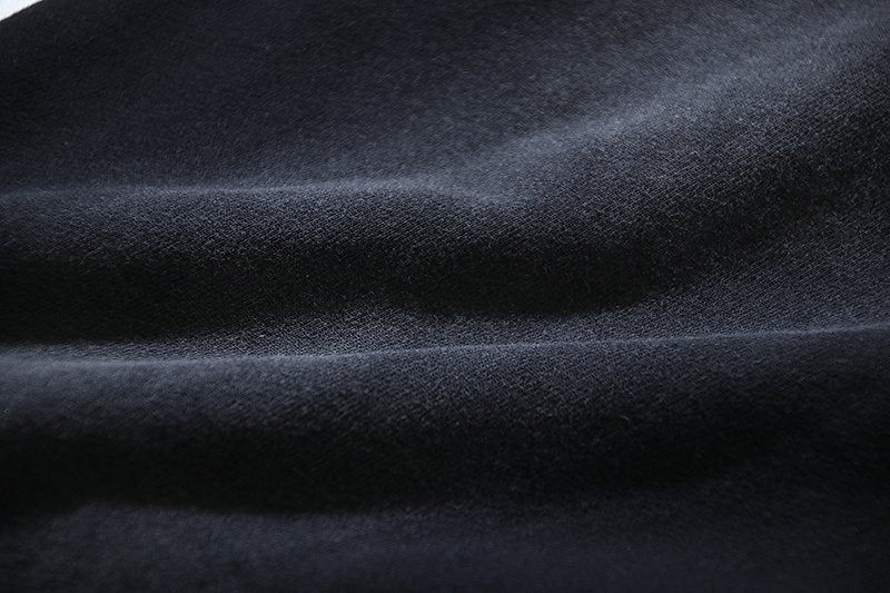 Hellstar Washed Black Pink Graphic Flared Sweatpants — fabric_closeup