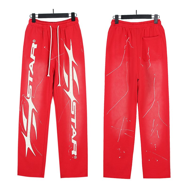 Hellstar Washed Star Graphic Sweatpants — front