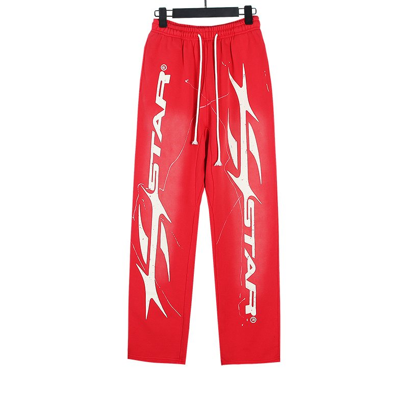 Hellstar Washed Star Graphic Sweatpants — front