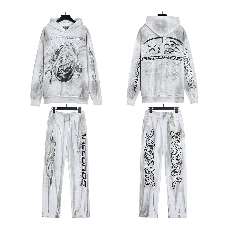Hellstar Records Graphic Hoodie & Pants Matching Set — hero