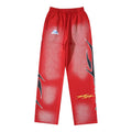 Hellstar Washed Red Straight-Leg Sweatpants — hero