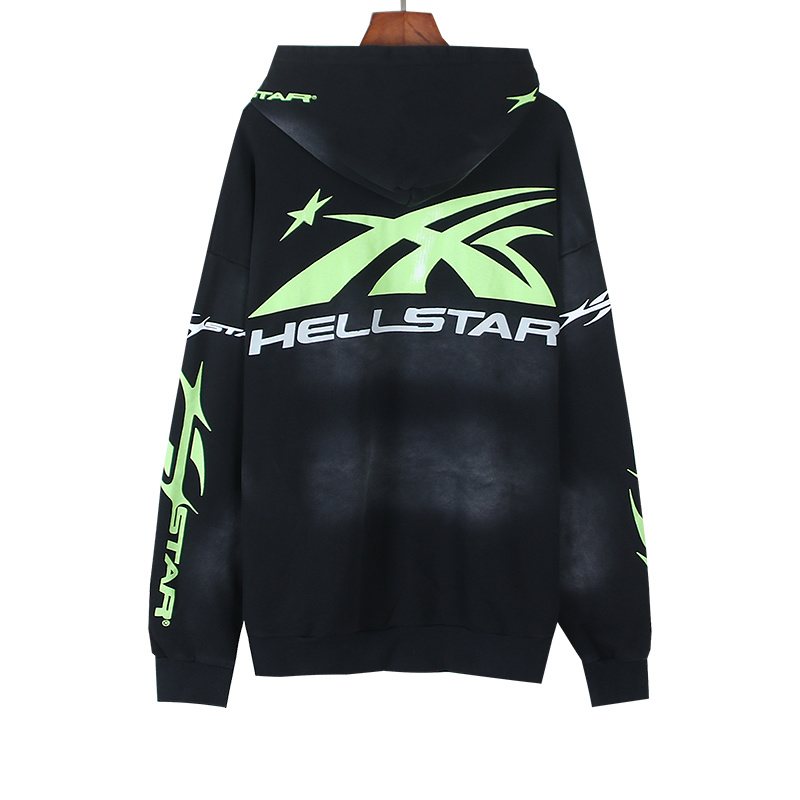 Hellstar Sports Graphic Pullover Hoodie — back