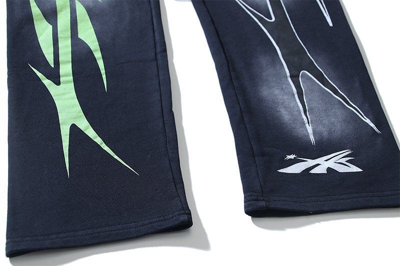 Hellstar Star Sports Graphic Sweatpants - Black — detail