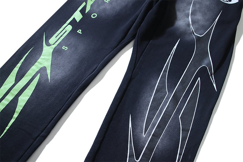 Hellstar Star Sports Graphic Sweatpants - Black — detail