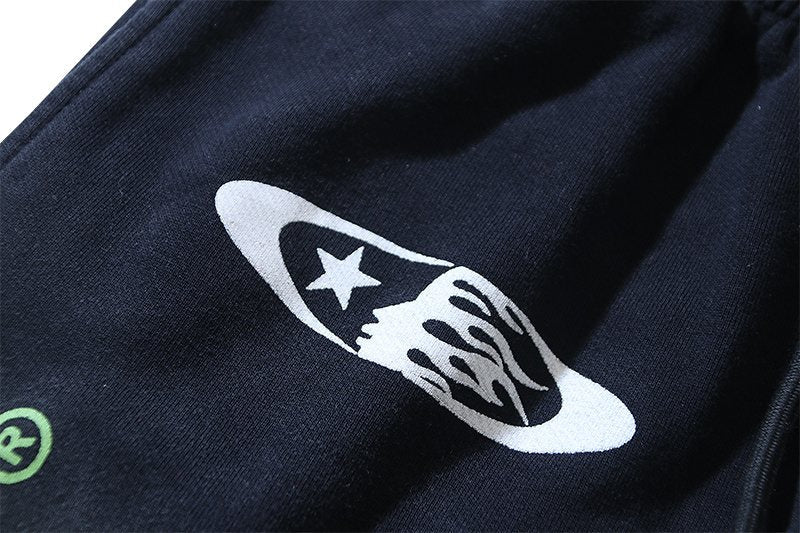 Hellstar Star Sports Graphic Sweatpants - Black — detail