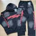 Hellstar Washed Black Graphic Hoodie & Sweatpants Set — hero