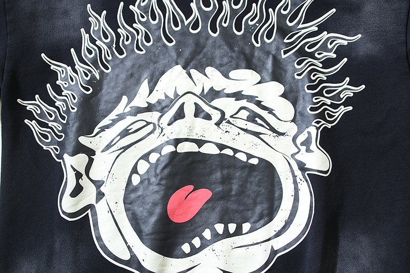 Hellstar Records Graphic Hoodie — detail