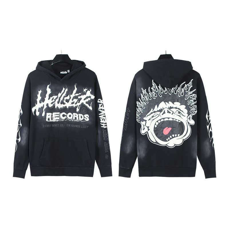 Hellstar Records Graphic Hoodie — front
