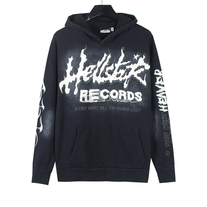 Hellstar Records Graphic Hoodie — front