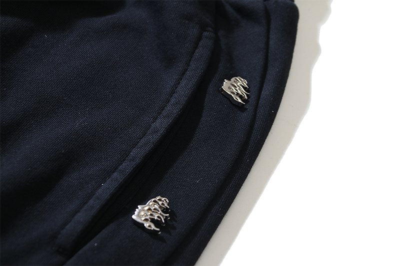 Hellstar Flame Logo Washed Sweatpants — detail