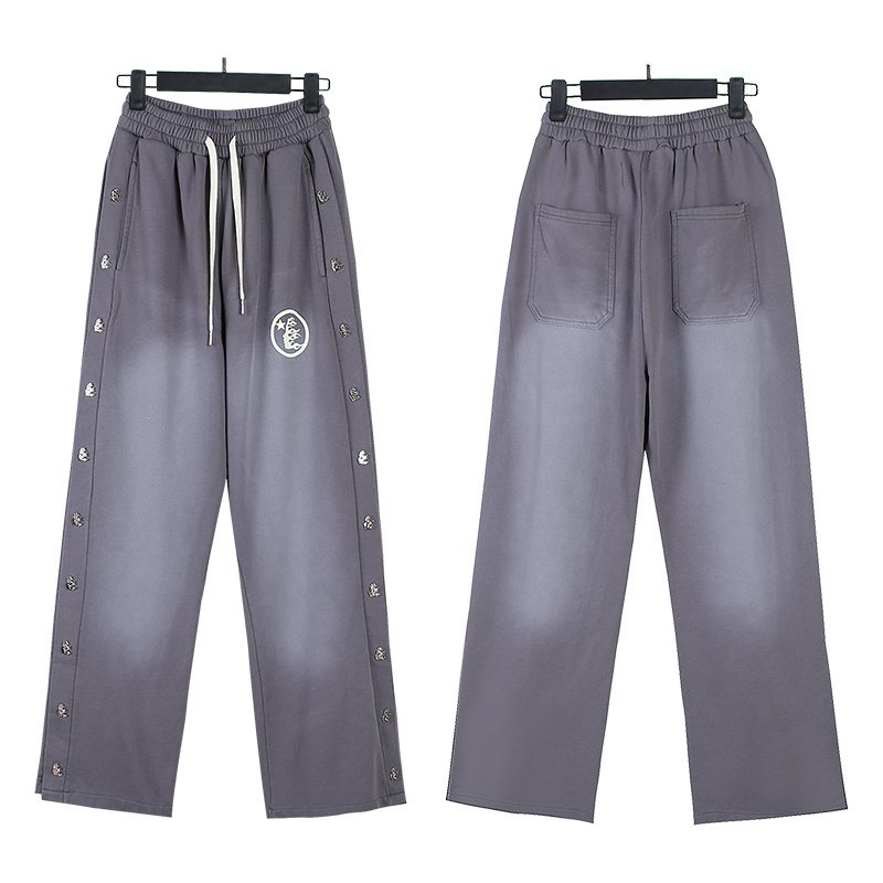 Hellstar Flame Logo Washed Sweatpants — front