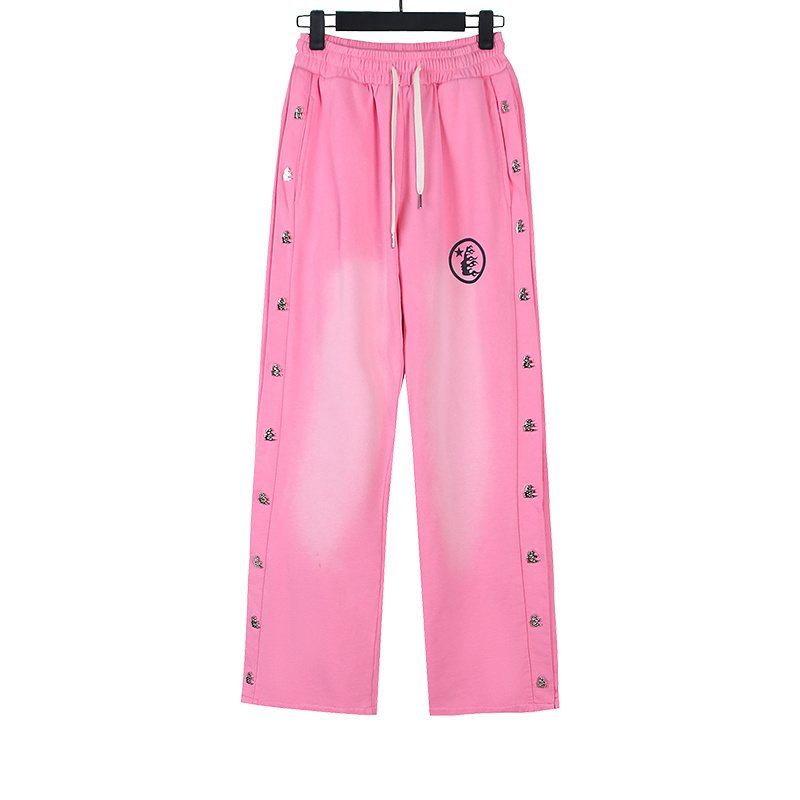 Hellstar Flame Logo Washed Sweatpants — front