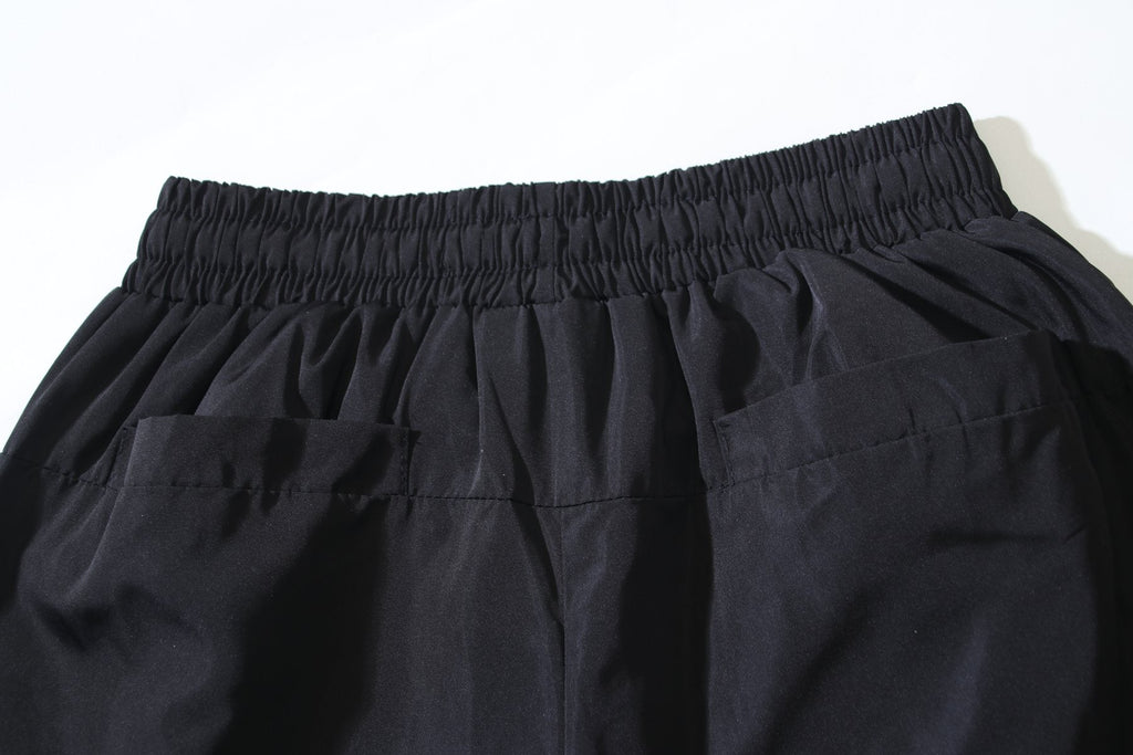 Hellstar Side Button Wide-Leg Pants - Black — detail