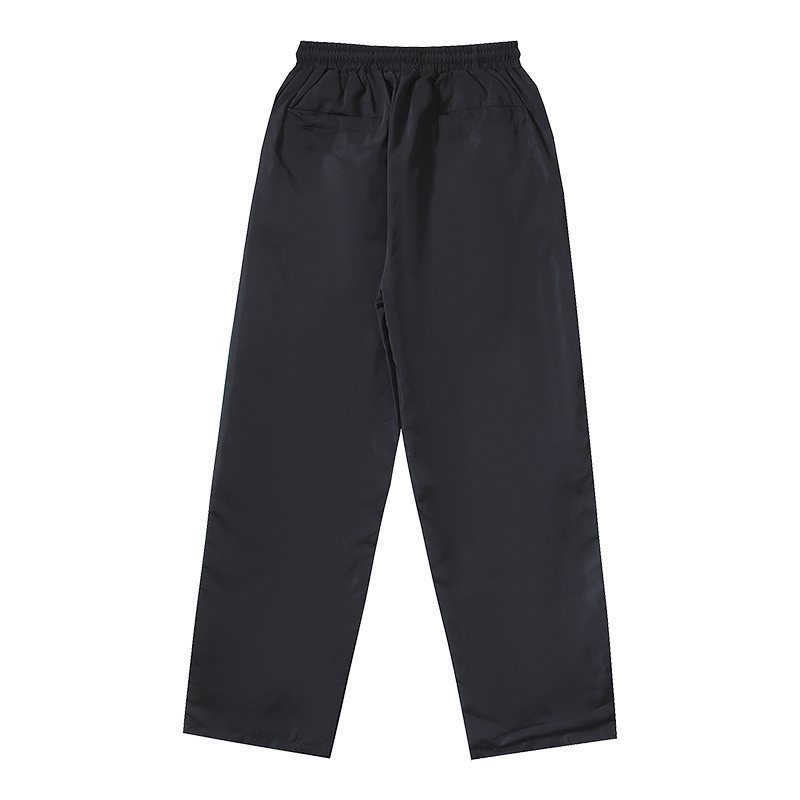 Hellstar Side Button Wide-Leg Pants - Black — back
