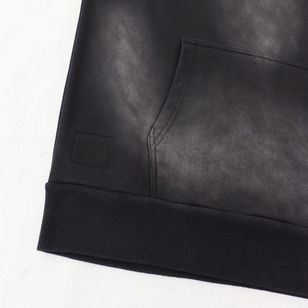 Hellstar Washed Black Graphic Hoodie — detail