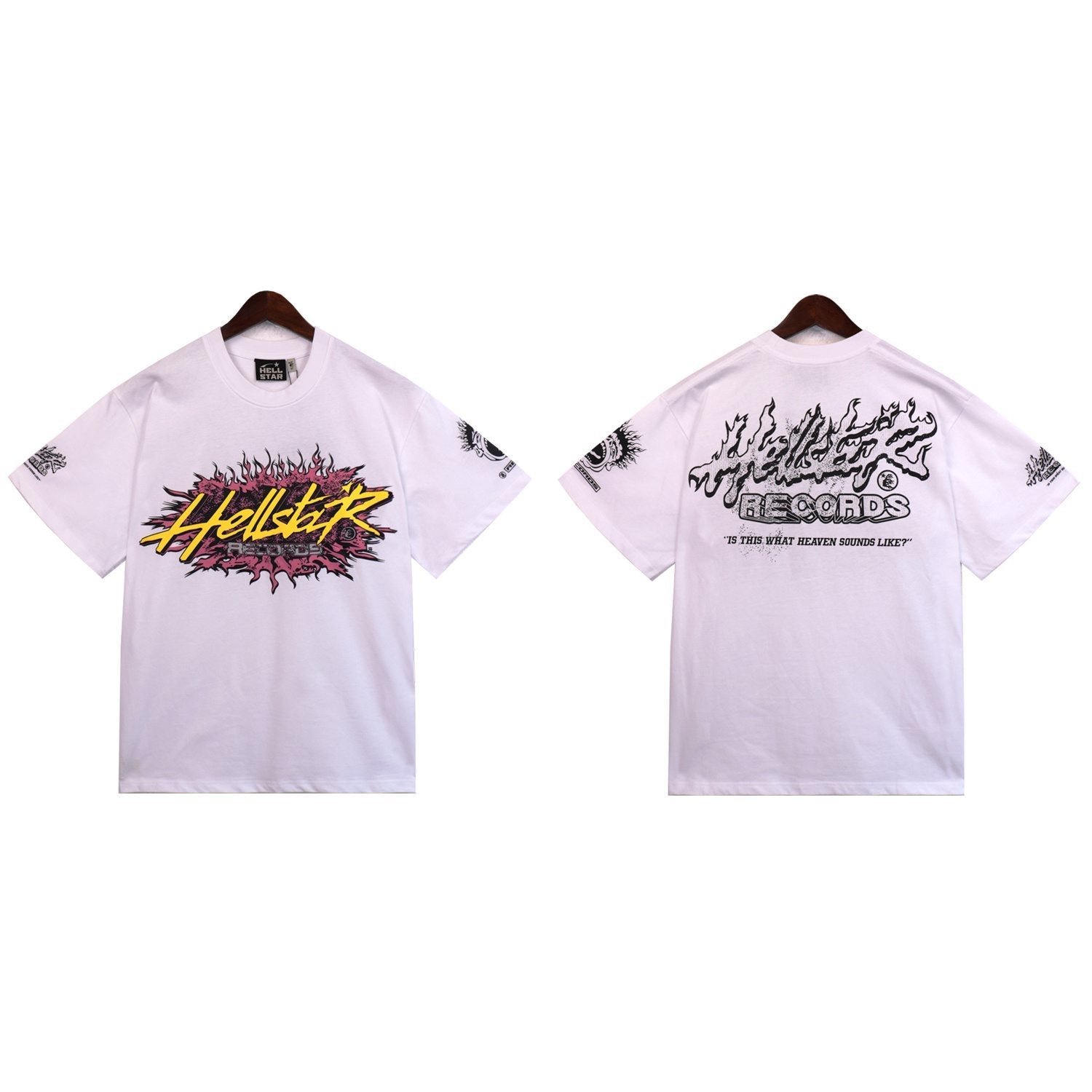 Hellstar Records Flame Graphic T-Shirt — front