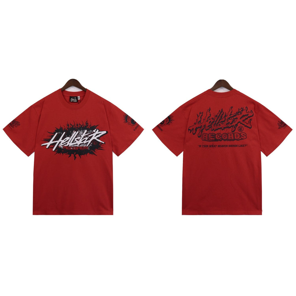 Hellstar Records Flame Graphic T-Shirt — front