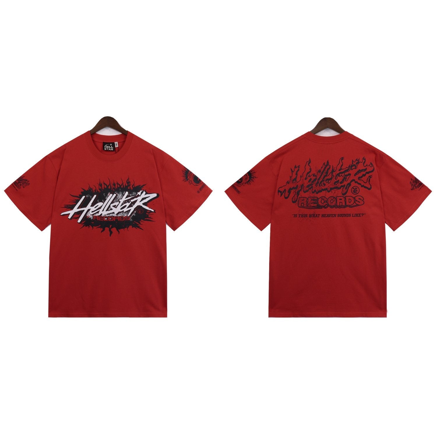 Hellstar Records Flame Graphic T-Shirt — front