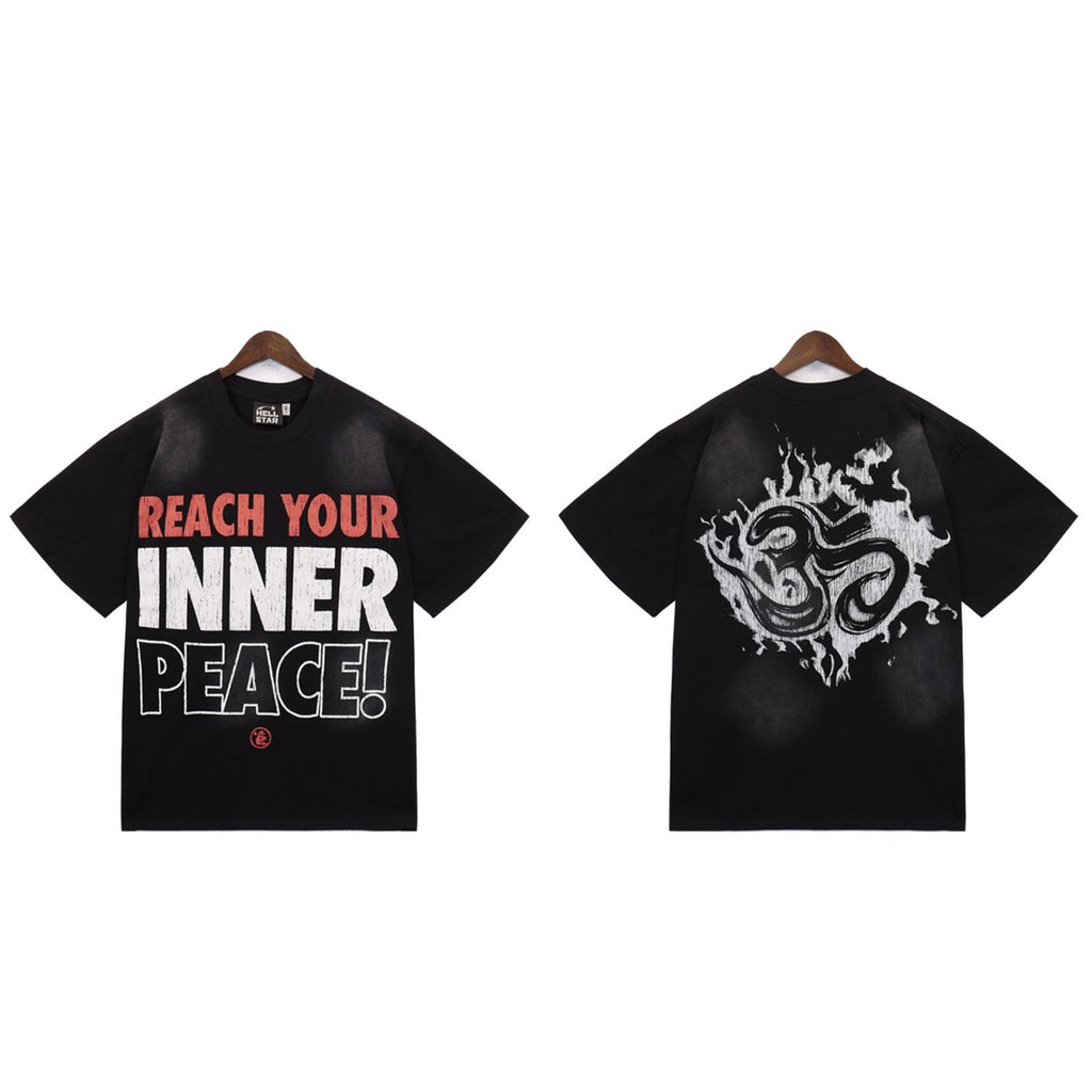Hellstar Reach Your Inner Peace Graphic T-Shirt — front