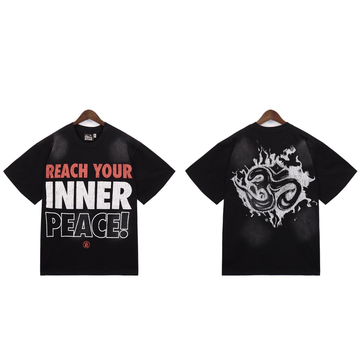 Hellstar Reach Your Inner Peace Graphic T-Shirt — front