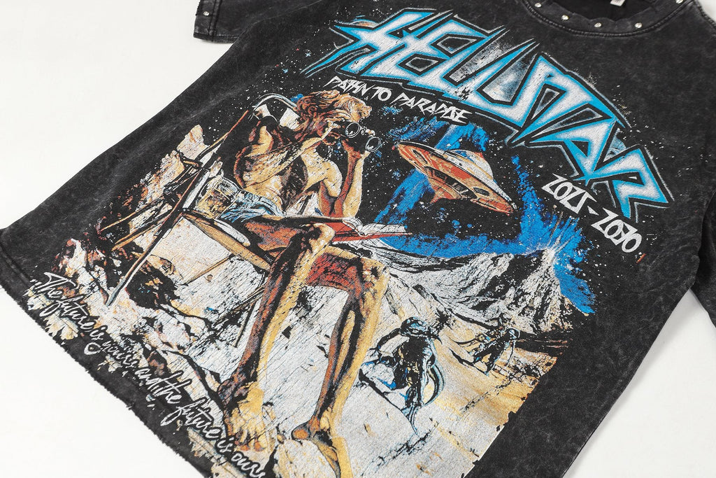 Hellstar Path to Paradise Graphic T-Shirt — detail