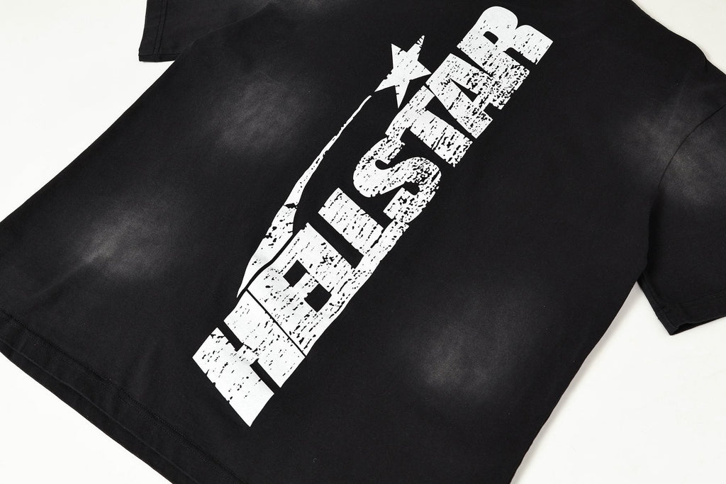 Hellstar Star Flame Face Graphic T-Shirt — detail