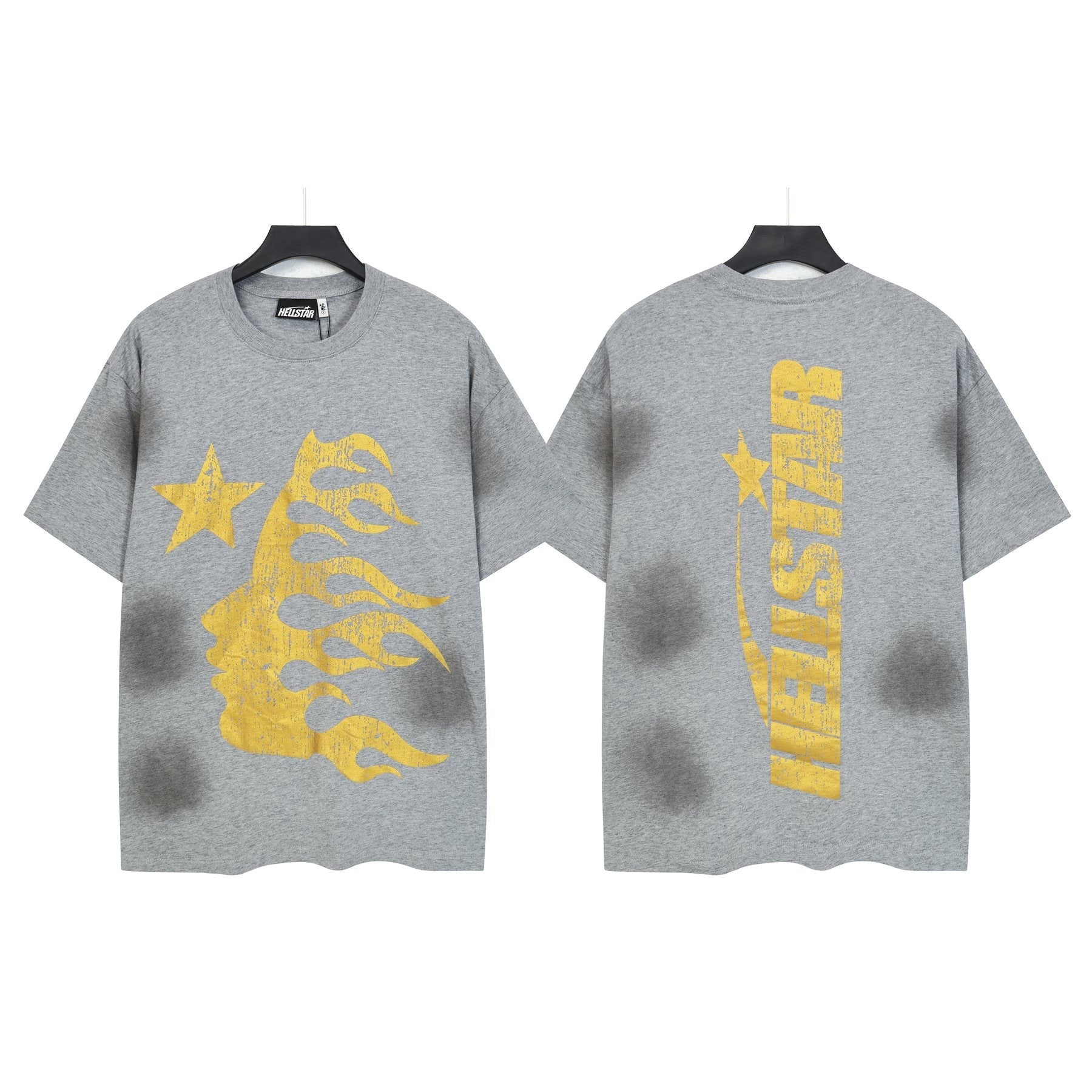 Hellstar Star Flame Face Graphic T-Shirt — front