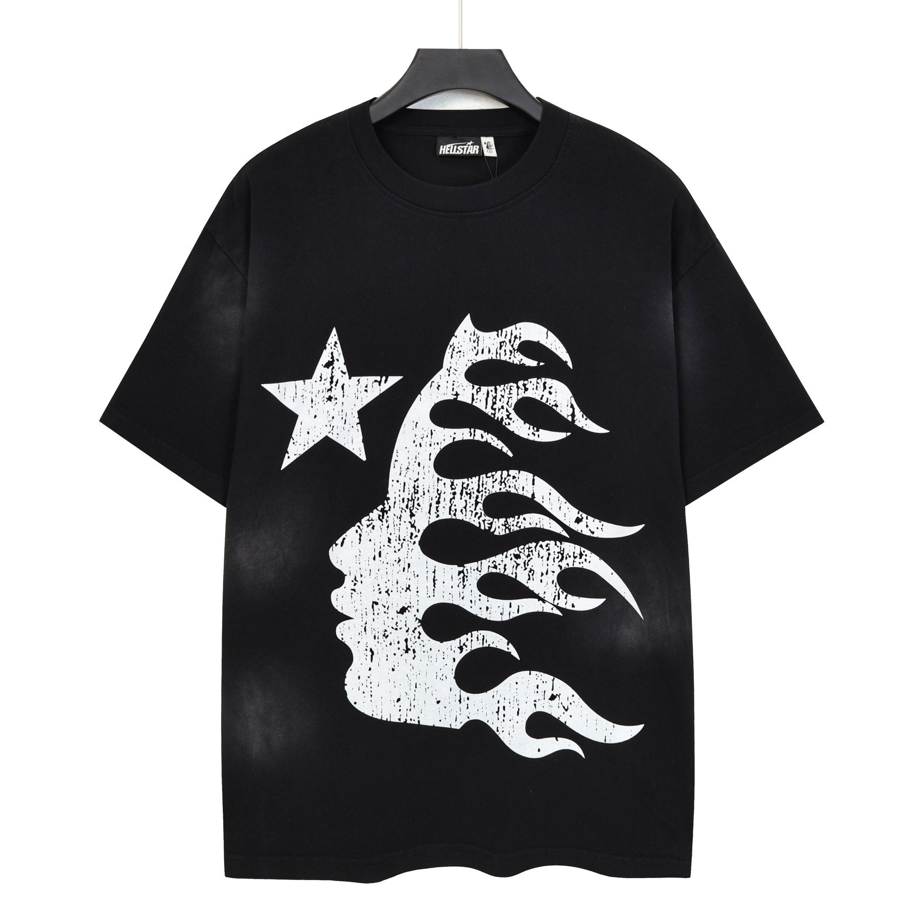 Hellstar Star Flame Face Graphic T-Shirt — front