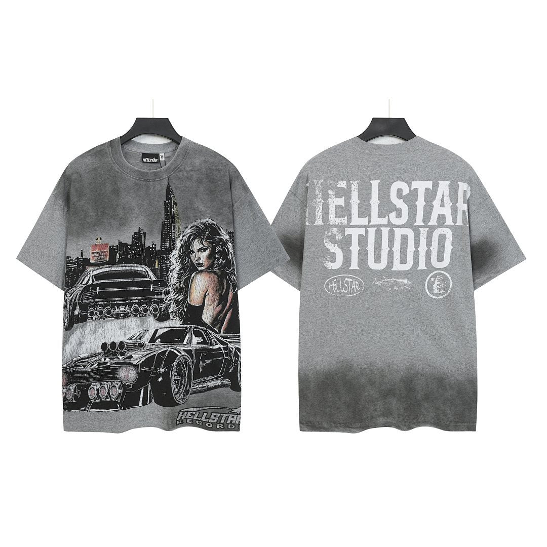Hellstar Records Studio Acid-Wash T-Shirt — comparison