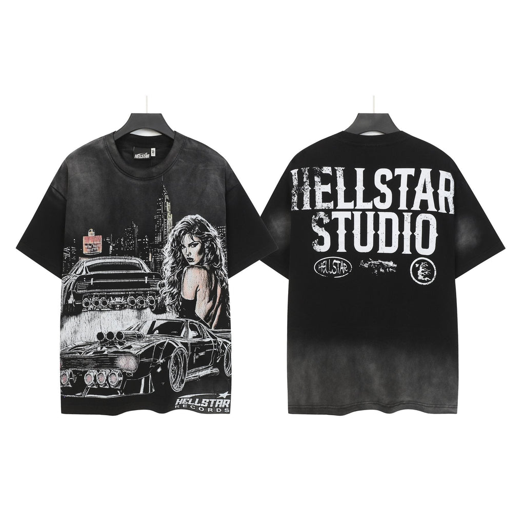 Hellstar Records Studio Acid-Wash T-Shirt — comparison
