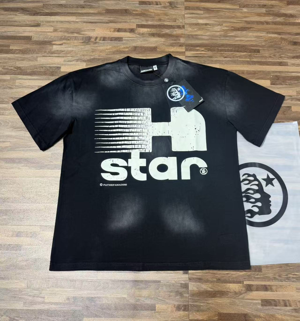 Hellstar White H Graphic Short-Sleeve T-Shirt — front