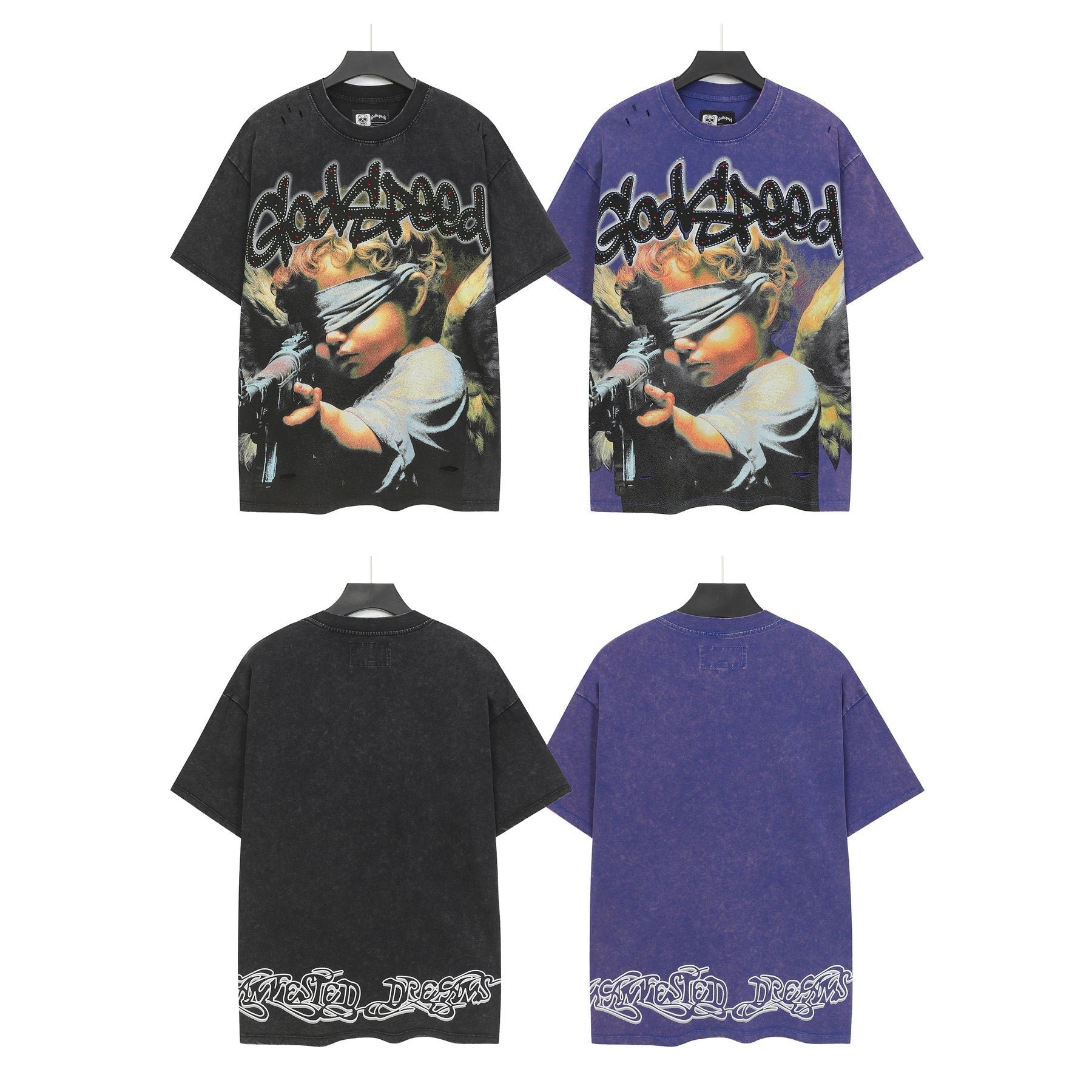 Godspeed Manifested Dreams Angel Graphic T-Shirt — comparison