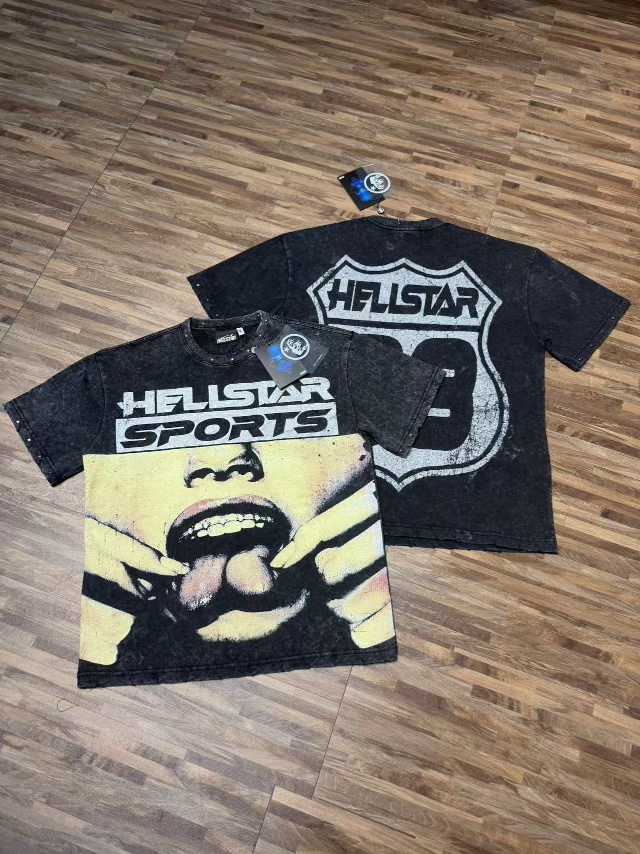 Hellstar Sports 88 Washed Graphic T-Shirt — context
