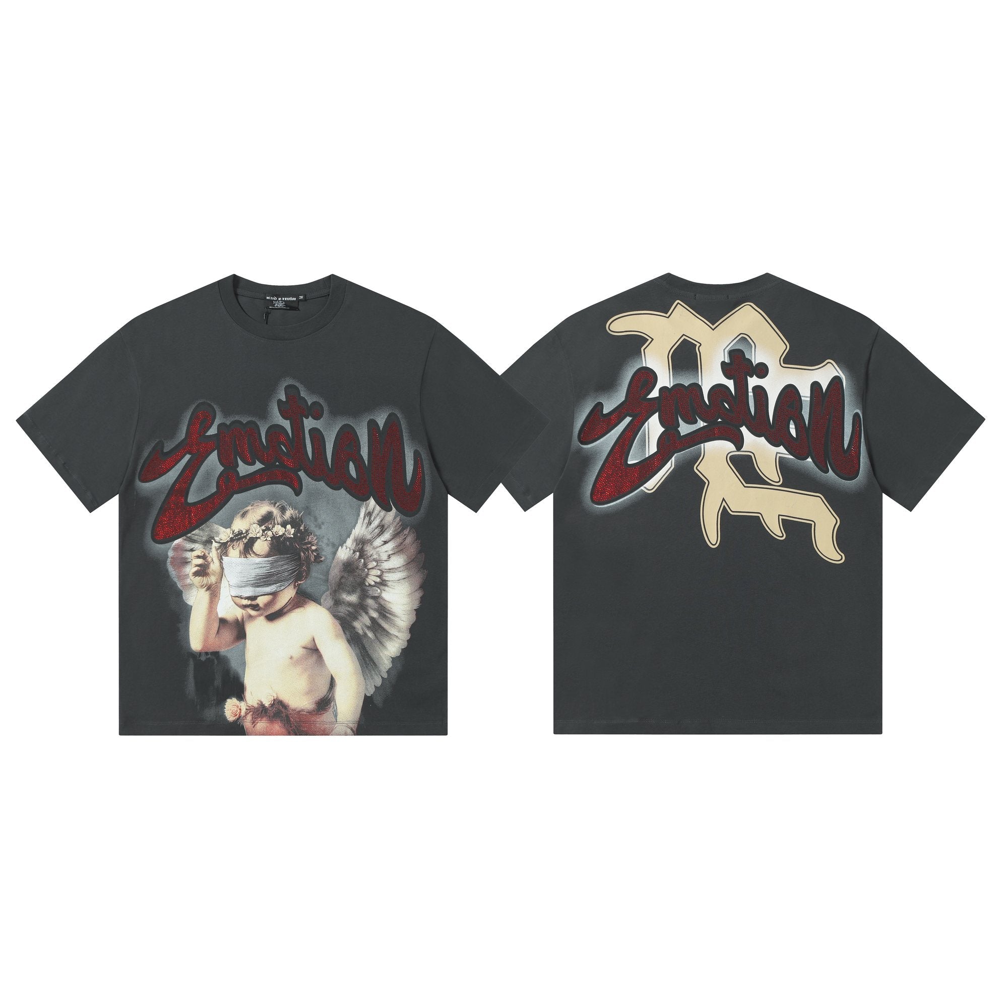 MIXED EMOTION Angel Graphic Short-Sleeve T-Shirt — hero