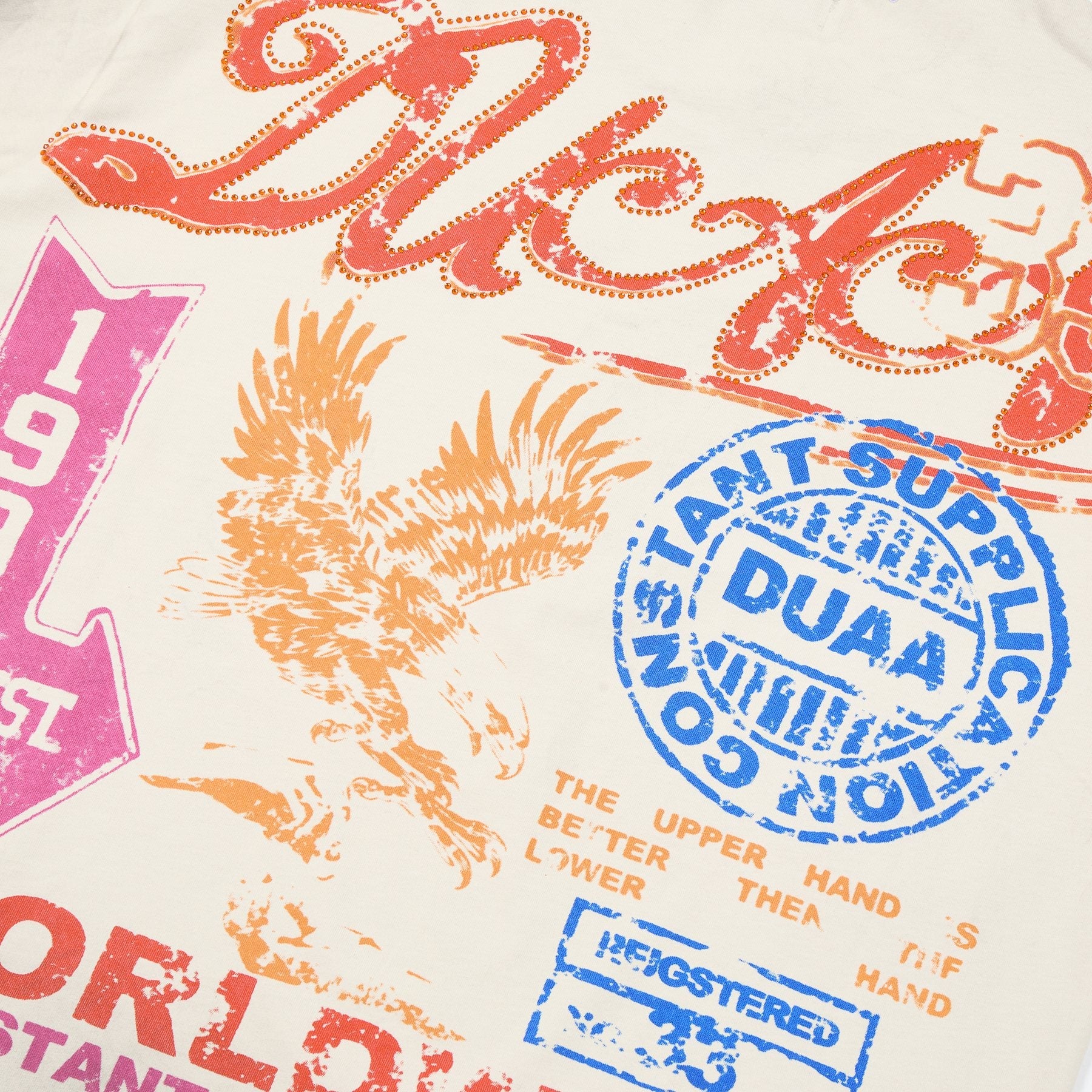 Rough Play Upper Hand Washed Graphic T-Shirt — detail