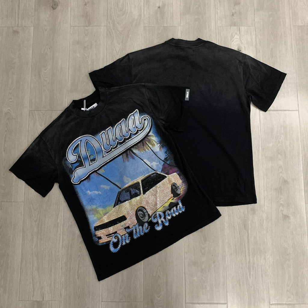 Rough Play Duaa Destination Car Graphic T-Shirt — context