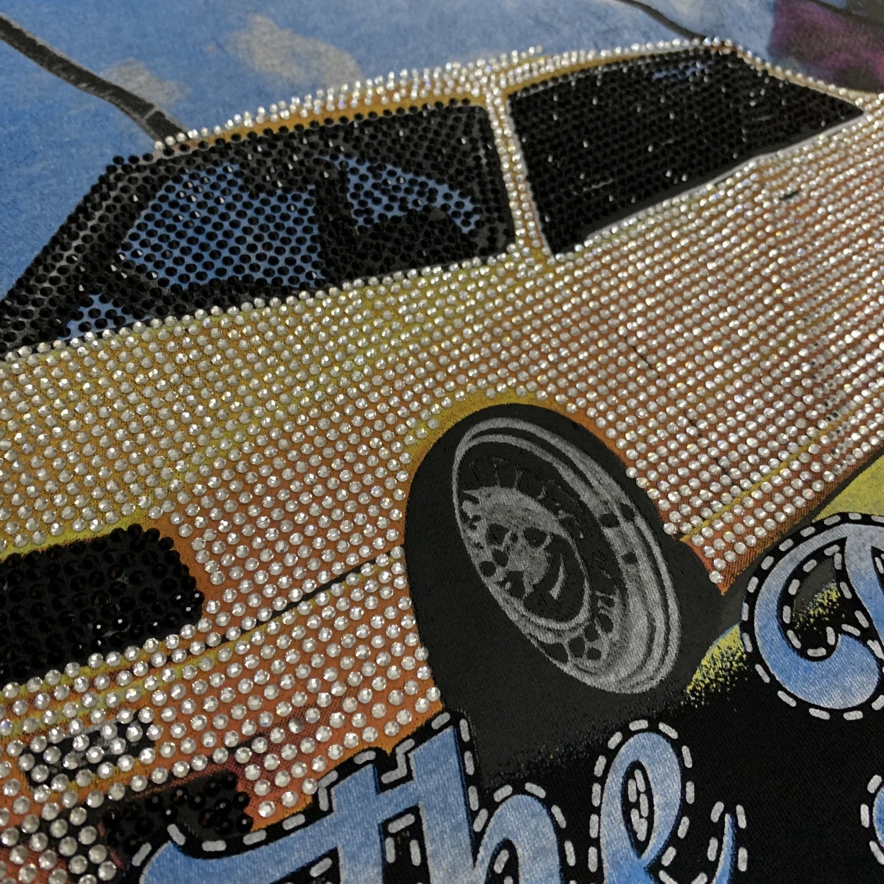 Rough Play Duaa Destination Car Graphic T-Shirt — detail