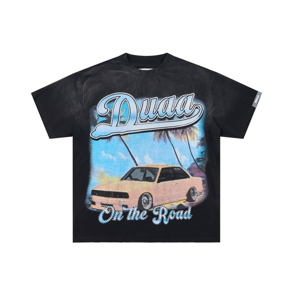 Rough Play Duaa Destination Car Graphic T-Shirt — hero