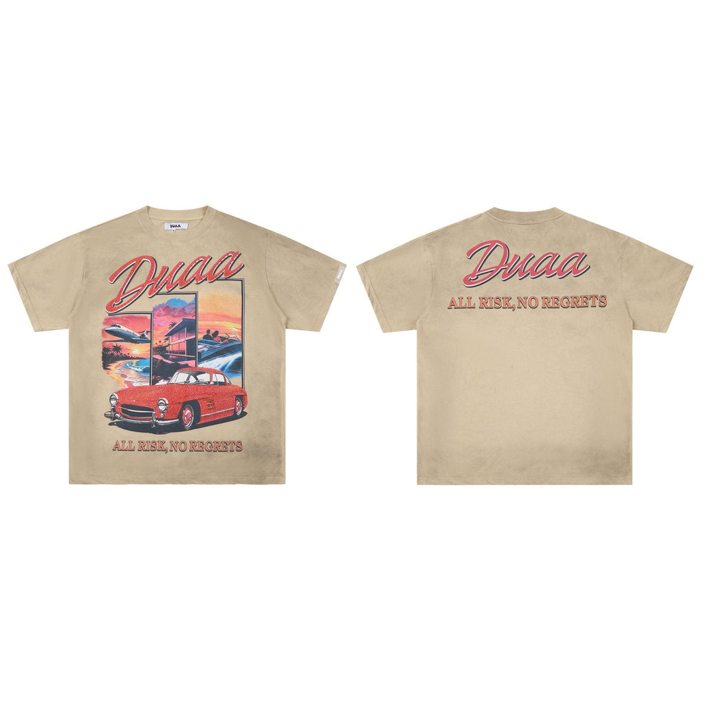 Rough Play All Risk Car Graphic Short-Sleeve T-Shirt — front