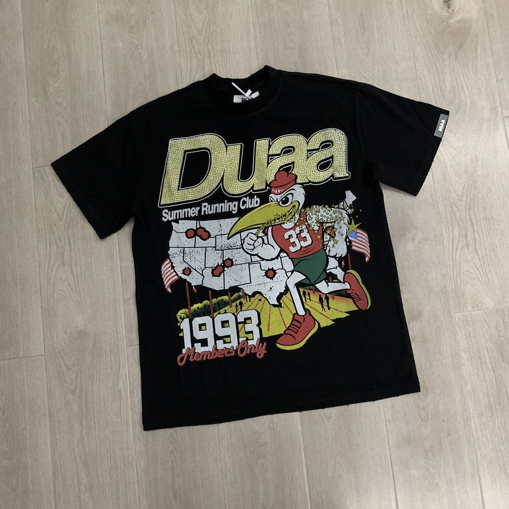 Rough Play DUAA Global Run Club Graphic T-Shirt — front