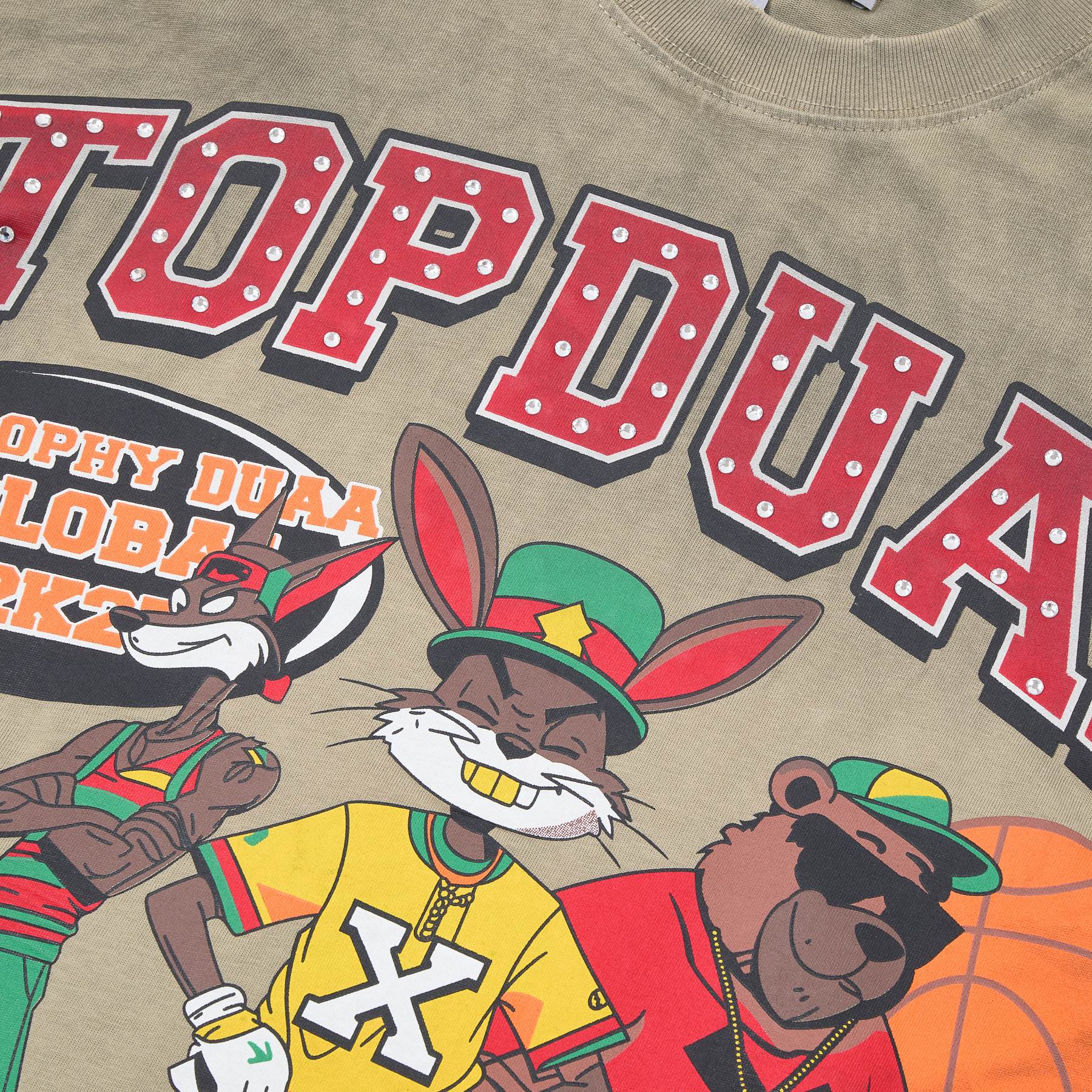 Rough Play DUAA All Star Graphic T-Shirt — detail