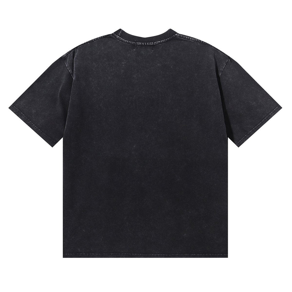 MAJESTIK Death Chain Skull Graphic T-Shirt — back