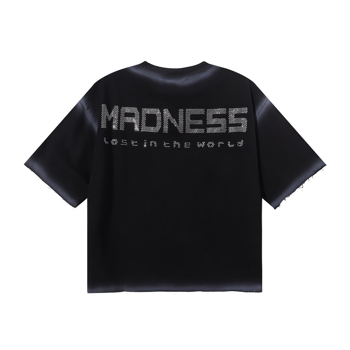 MAJESTIK Carnival Graphic Cropped T-Shirt — back